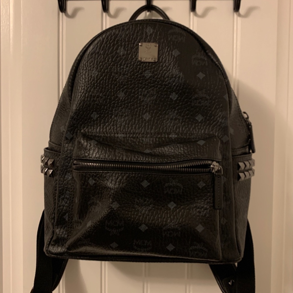 Medium Stark Side Stud Coated Canvas Backpack
MCM